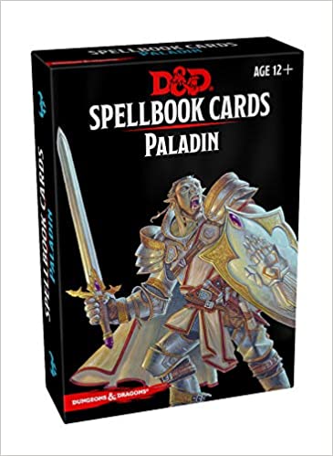 Dungeons & Dragons SPELLBOOK CARDS PALADIN 2ND EDITION - WiredVillage Games - Wizards of the Coast